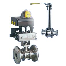 Ball Valve With Electro-Pneumatic Operation