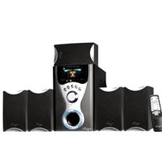 5.1 Channel Multimedia Speaker With Fm Tuner