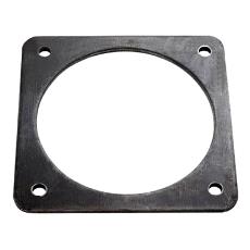 Square Shaped Hot Dip Galvanized Or Black Flange