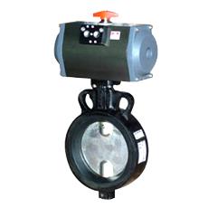 Pneumatic Actuator Operated Butterfly Valve