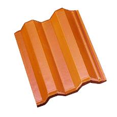 Light Terracotta Coloured Roof Tiles