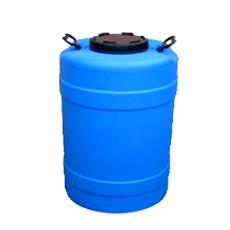 80 Litres Hm-Hdpe Round Plastic Drum With Wide Mouth