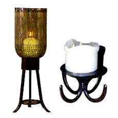 Wrought Iron Candle Stand