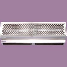 Air Curtain With Rubber Padded Mounting Bracket