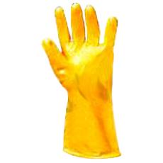 Pvc Made Hand Gloves With Tight Grip Option