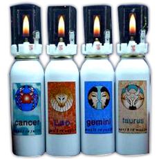 Refillable Butane Zodiac Candles