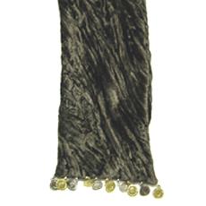 Crushed Velvet Tubular Oblong / Sash