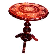 Round Shaped Wooden Tables