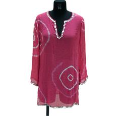 Sequin Worked Viscose Georgette Kaftan