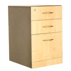 Laminated Facia Pedestal Storage Tops With Lockebale Castors