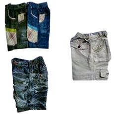 Denim & Non-Denim Fabrics Made Boys Half Pant