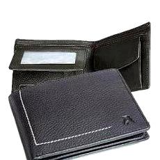 Crack Resistant Black Leather Wallets