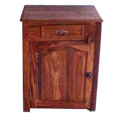 Wooden Bedside Cabinet With One Drawer