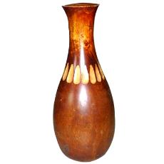 Fine Polished Wooden Flower Vase