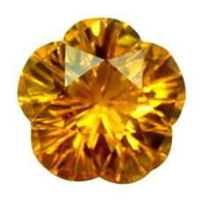 Flower Cut Citrine Stones