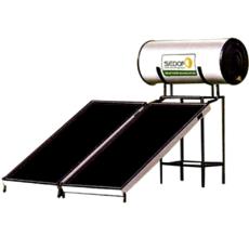 Solar Water Heating System With Thermosyphon System