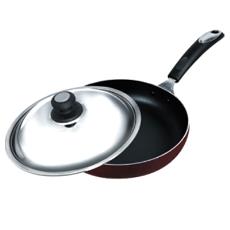 Non Stick Round Fry Pan With Lid