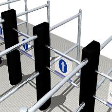 Directional Radar Mounted Flexible Automatic Gate