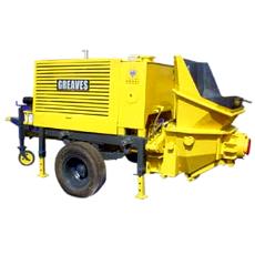 Portable Concrete Pump With Piston Side Pumping Option