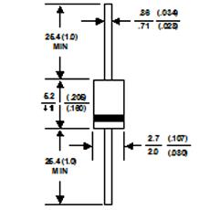 Fast Switching Rectifier Of Voltage Range 50 To 1000 Volts