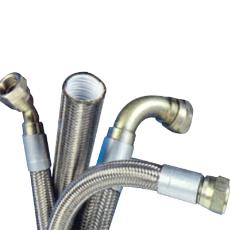 Convoluted Ptfe Hose With Stainless Steel Braid