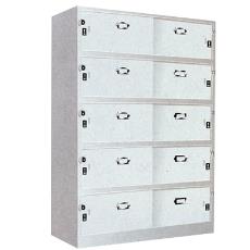 Dual-Control Lock Currency Bin Cabinets For Banks