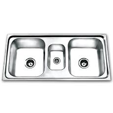 Kitchen Sink With Vegetable Bowl