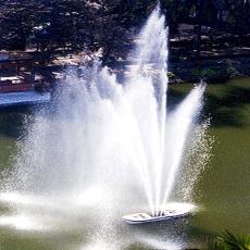 Boat Style Floating Cascade Fountain