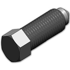 Coned Half Dog Point Hexagon Head Screw