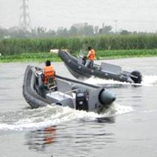 Rigid Inflatable Military Boat