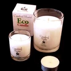 Non Scented Small Glass Candles