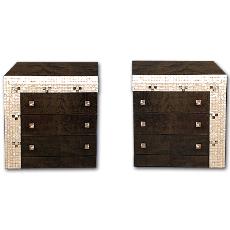 Gem Studded Bed Side Table