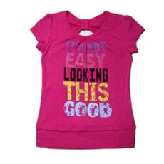 Girls Tops With Back Neck Keyhole