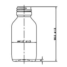 Pharmaceuticals Glass Container With Cap