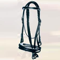 Bridle With Laced Leather Reins