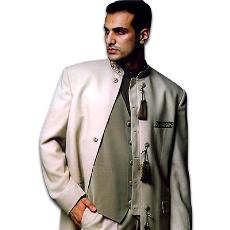 Silk Tassel Embellished Jodhpuri Suit