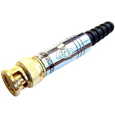 Gold Plated Heavy Duty Bnc Plug With Full Metal Cap