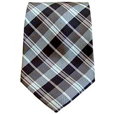 Tie With Combination Of Wide And Fine Stripes