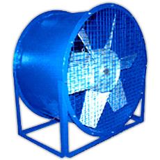 Tube Axial Ventilation Fan With 0.5 Hp Motor