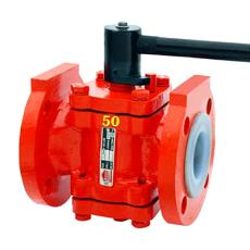 Plug Valve With Cylindrical Or Conically-Tapered Plugs