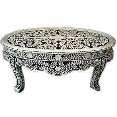 Silver Crafted Antique Designed Center Table