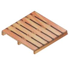 Two-Way-Single-Deck-Type Wooden Pallets