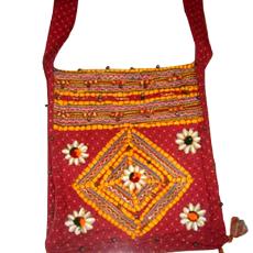 Rajasthani Bag In Red-Yellow Color Combination