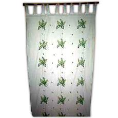 Chikan Embroidered Curtain