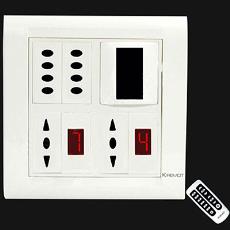 4 + 4 Module Remote Control System With Power Indication