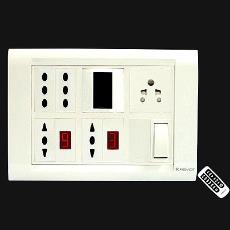 6 + 6 Module Remote Control System With Inbuilt Night Lamp