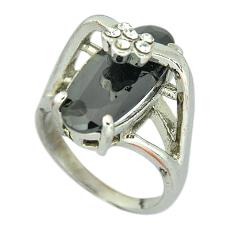 Black Onyx Studded Ring