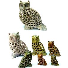 Soapstone Undercut Owl