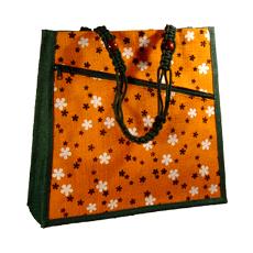 Colourful Printed Jute Bag