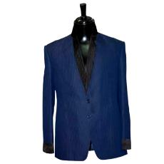 Ink Blue Coloured Two Button Suit